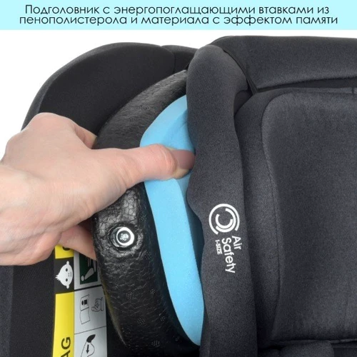 Автокресло El Camino (0-36кг) ME 1081-B I-TRUST 360 ISOFIX (grey) фото 6