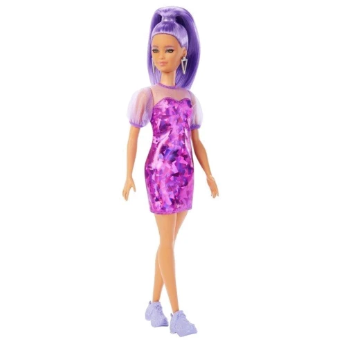 Лялька Barbie Модниця у фіолетових відтінках (HBV12) фото 7