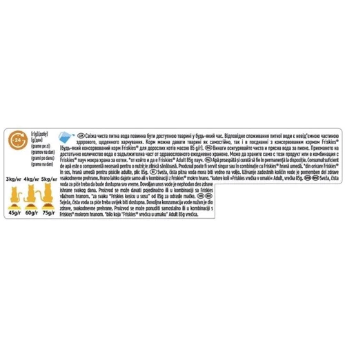 Сухой корм Friskies для котов с курицей и овощами 3х300 г (7613031868247): Класс Эконом
