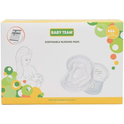 Лактаційні вкладки Baby Team Basic 60 шт (0025): undefined undefined