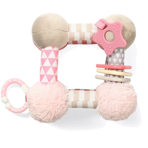 Развивающий мягкий куб BabyOno Розовый (899/01)