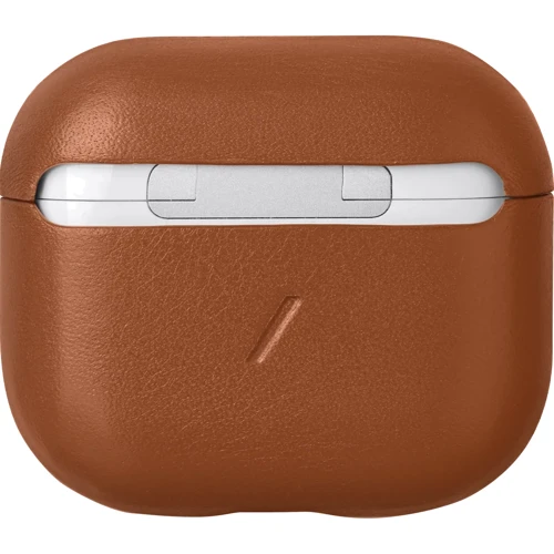 Чехол для наушников Native Union Leather Case Tan (APCSE-LTHR-BRN-V2) for Apple AirPods 3 фото 1