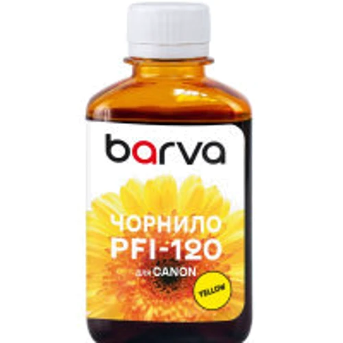 Чернила Barva Canon PFI-120/710 180 мл Y pirmented (C120-897)