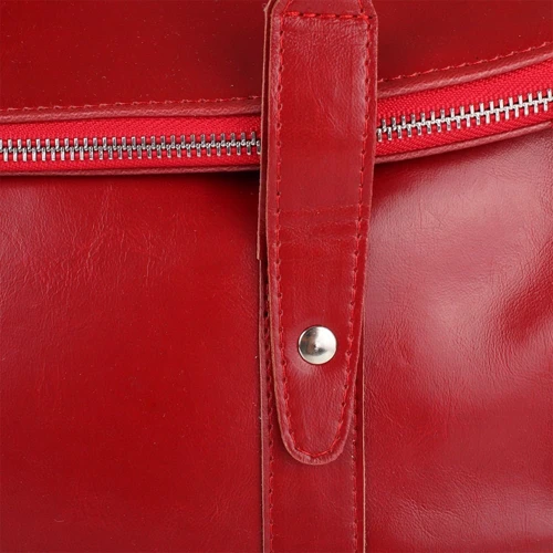 Женская сумка тоут Laskara красная (LK10201-red) фото 11