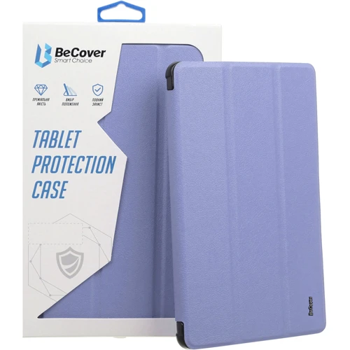 Аксесуар для планшетних ПК BeCover Soft Edge TPU з Pencil Mount Purple для Xiaomi Redmi Pad SE 8.7 (712571)
