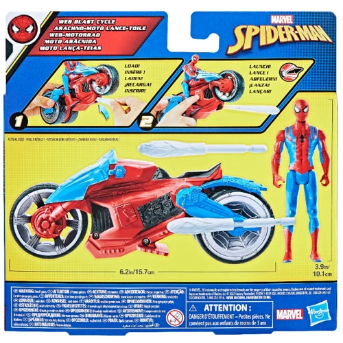 Набор HASBRO SPIDER-MAN Spider-Man SPD Транспорт Человека-Паука с фигуркой серии Человек-Паук (F6899): Серия Человек-Паук