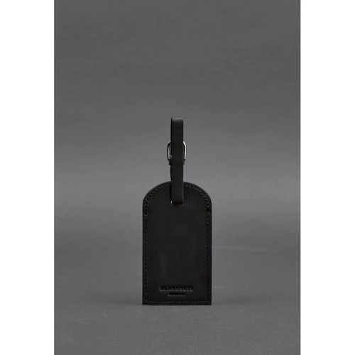 Бірка для багажу BlankNote 2.0 Crazy Horse чорна (BN-TAG-2-g-kr)