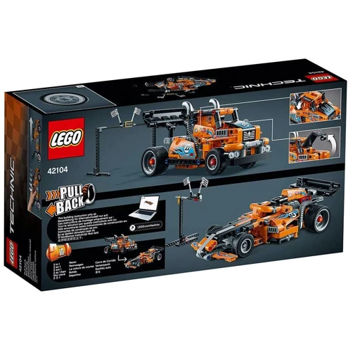 Конструктор LEGO Technic Гоночный грузовик (42104): Количество деталей, шт. 227