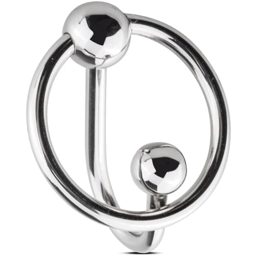Уретральная вставка с кольцом Sinner Gear Unbendable — Sperm Stopper Solid