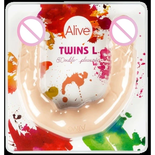Фаллоимитатор двойной Alive Twins размер L