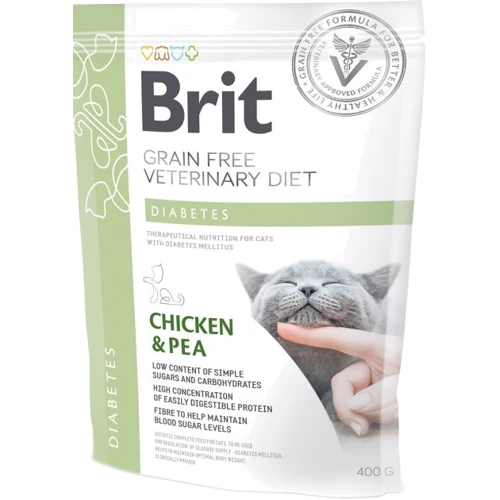 Сухой корм Brit GF Veterinary Diets Cat Diabets для котов 400 г (8595602528530)