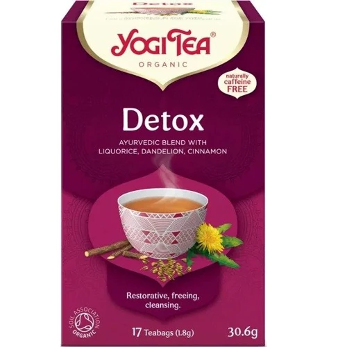 Чай Yogi Tea травяной с пряностями Детокс органический 30.6 г (4012824402492)