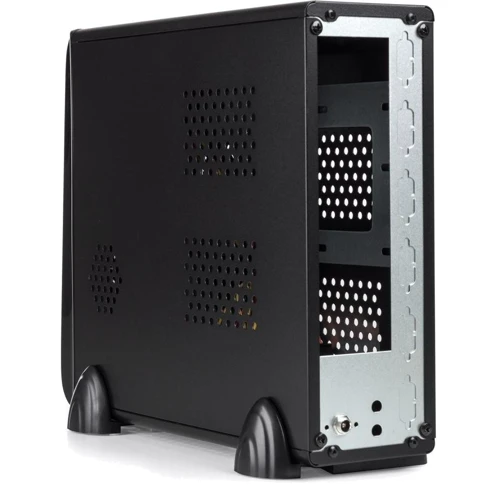 Корпус Vinga CS402B: Материал передней панели пластик