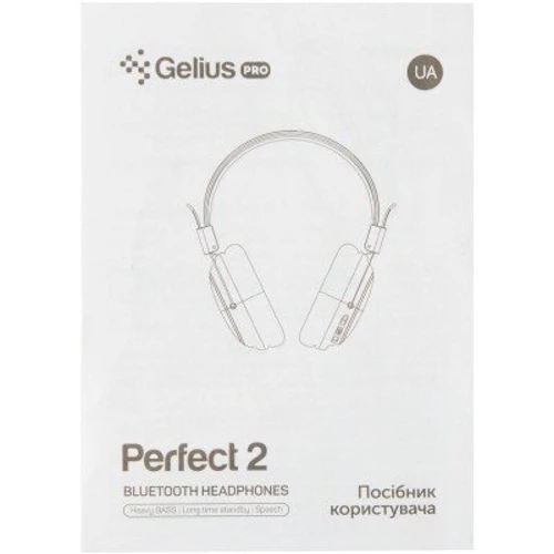 Наушники Gelius Pro Perfect 2 GL-HBB-0019 Black: Тип конструкции накладные