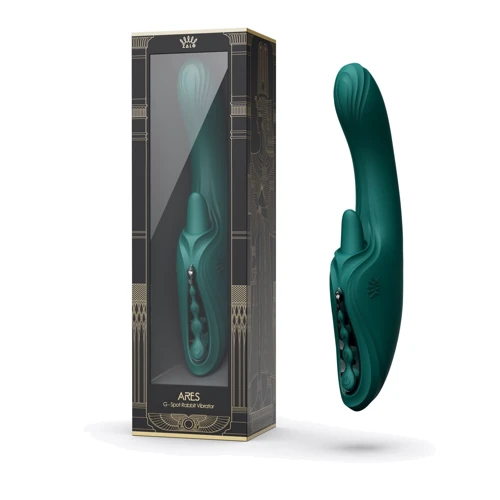 Вибратор-кролик Zalo Ares Turquoise Green