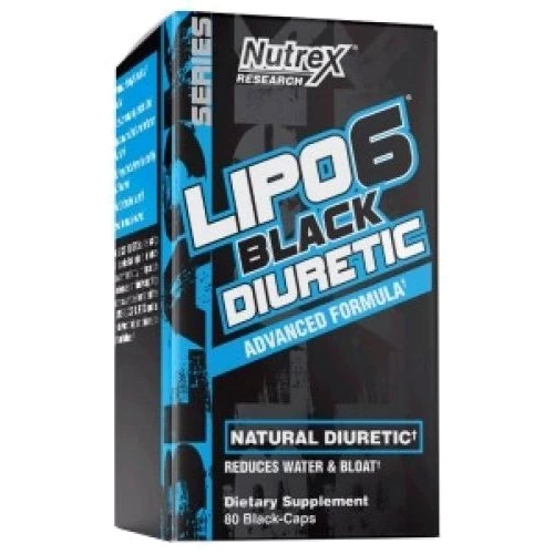 Жиросжигатель Nutrex Lipo-6 Black Diuretic 80 capsules