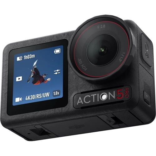 Экшн камера DJI Osmo Action 5 Pro Standard Combo (CP.OS.00000349.01, CP.OS.00000377.01): Микрофон есть