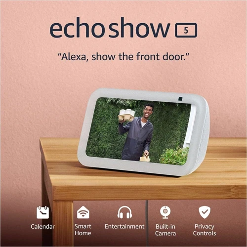 Акустика Amazon Echo Show 5 (3rd Generation) | 5.5 Inch Smart display with Alexa - Glacier White (B09B2QTGFY): Цвет белый