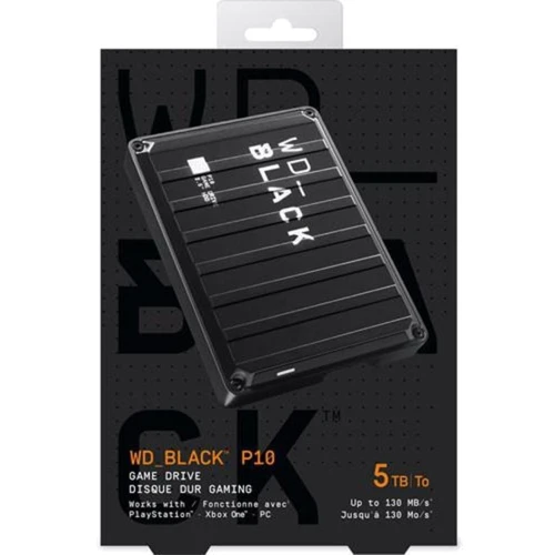 Внешний жесткий диск WD BLACK P10 Game Drive 5 TB (WDBA3A0050BBK-WESN) фото 6