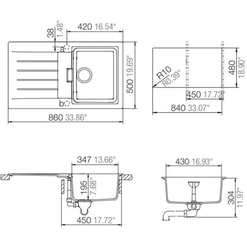 Schock PRIMUS D-100 (24044551): Форма Прямоугольная