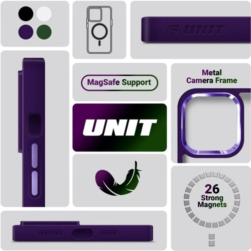 Чехол для iPhone ArmorStandart Unit MagSafe Case Purple for iPhone 11 (ARM68875): Тип аксессуара чехол