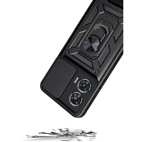 Чохол для телефона BeCover Military Black для Motorola Moto G85 (712163): Тип накладка на заднюю часть
