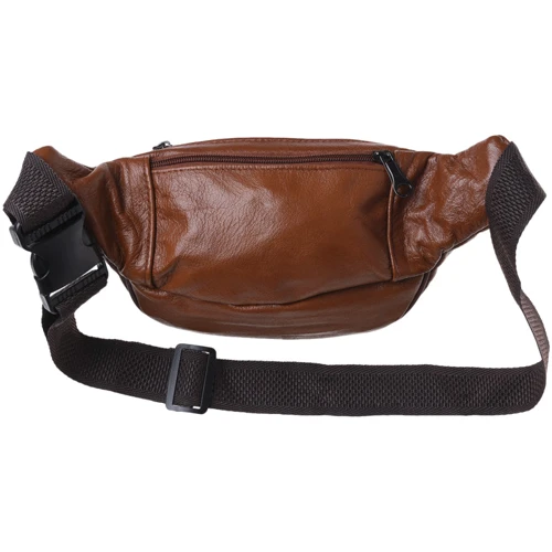 Мужская поясная сумка Keizer коричневая (K1166-brown): Страна производитель Тайвань
