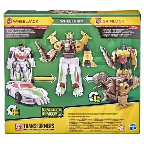 Фигурка Hasbro Трансформеры Кибервселенная (F2724_F2735 CYBERVERSE ROLL COMBINE WHEELJACK): Тип игрушки Робот-динозавр, Робот-автомобиль