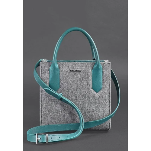 Женская сумка тоут BlankNote Blackwood серая (BN-BAG-28-felt-tiffany): Страна производитель Украина