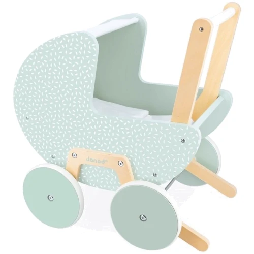 Коляска Janod для куклы мятная (J05900)