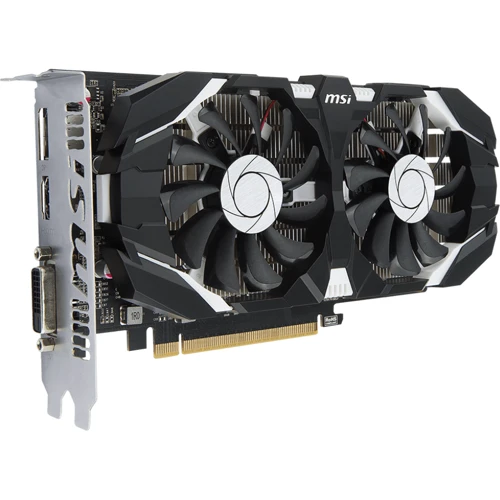 Видеокарта MSI GeForce GTX 1050 TI 4GT OC: Объем памяти, Гб 4