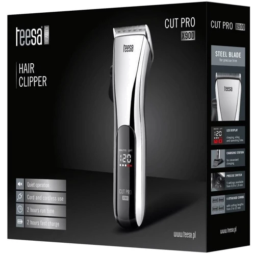 Машинка для стрижки (тример) TEESA CUT Pro X900: Вага 251.2 г