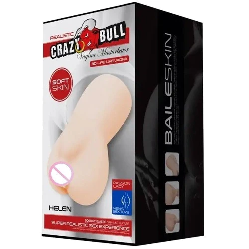 Мастурбатор-вагина Crazy Bull - Helen Realistic Vagina Vibration (BM-009147Z)
