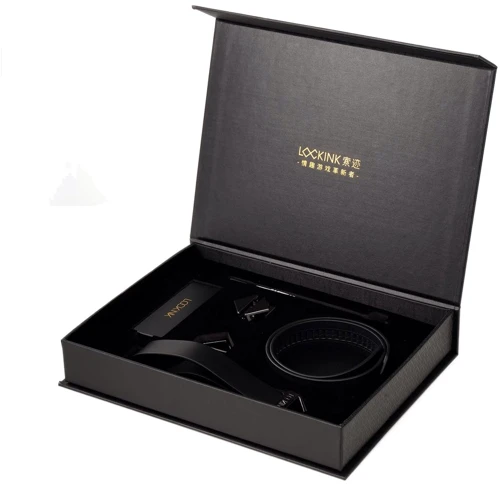 Ошейник с поводком LOCKINK Tied Collar with Leash Set - Black: Производитель LOCKINK