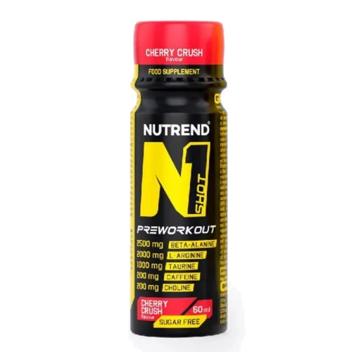 Енергетик Nutrend N1 Shot 60 ml/1 serving/cherry