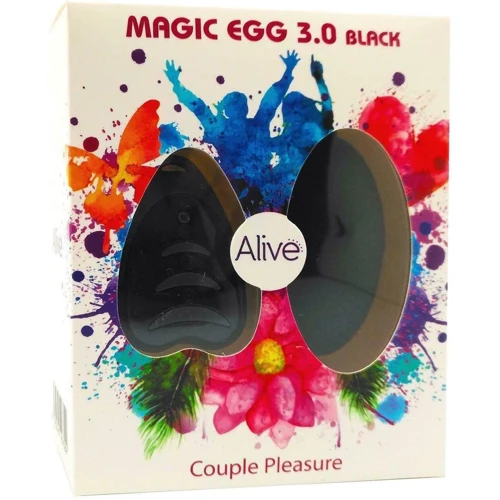 Виброяйцо Alive Magic Egg 3.0 Black