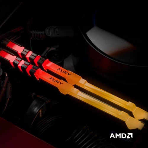 Kingston FURY 16 GB (2x8GB) DDR4 2666 MHz Beast RGB (KF426C16BBAK2/16) фото 4