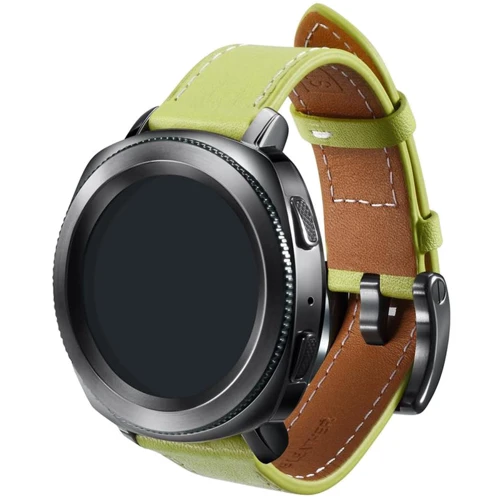 Ремешок Samsung Classic Leather Band Olive-Green for Gear Sport (GP-R600BREEBAE): Тип Ремешок