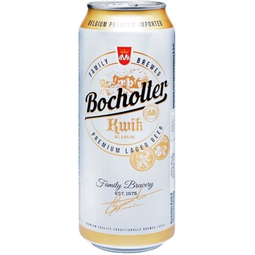 Пиво Kwik Bocholter, светлое фильтрованное, 5% 0.5л (PLK5411616007744)