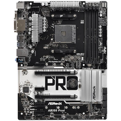 ASRock AB350 Pro4: Оперативная память 4xDDR4 3200, до 64 ГБ