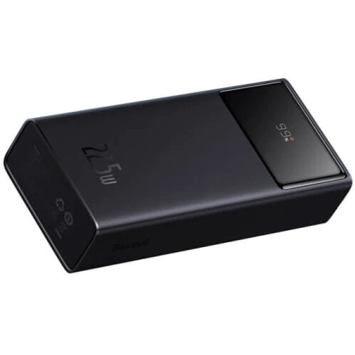 Внешний аккумулятор Baseus Power Bank 30000mAh Star-Lord Digital Fast Charge 22.5W Black (PPXJ060101): Особенности Индикатор заряда, С дисплеем, быстрая зарядка