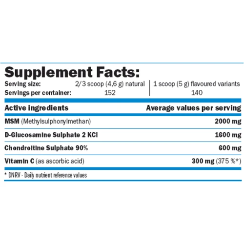 Amix Osteo Triple-Phase Concentrate 700 g / 140 servings / lemon: Форма випуску Порошок