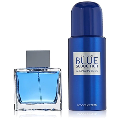 Набір Antonio Banderas Blue Seduction 100 ml + 150 ml: Вид набір