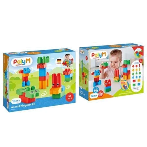Конструктор PolyM Царство зверят 31 деталей (760004)