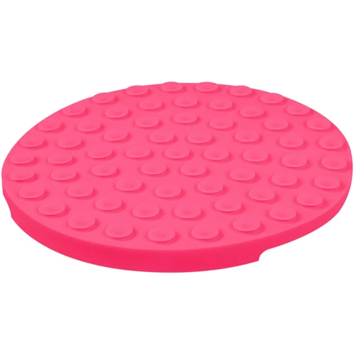 Килимок Waudog Silicone для злизування та повільного годування 211х211х30 мм Рожевий (23507): Матеріал Силикон