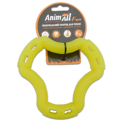 Игрушка AnimAll Fun кольцо 6 сторон 15 см желтое (АФ 88211)