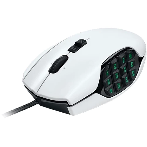 Мышь Logitech MMO Gaming Mouse G600 White (910-003629): Максимальное разрешение сенсора, dpi 8200 dpi