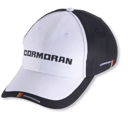Мужская бейсболка Cormoran Cap черно-белая (96-11010)