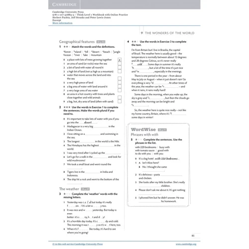 Think 1: Workbook with Online Practice: Обложка Мягкая