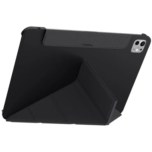Аксессуар для iPad Switcheasy Origami Black (SPD241093BK24) for iPad Pro 11 2024 M4: Особенности трансформируется в подставку, четыре универсальных режима, Удобно держать в руке, Приятен на ощупь, Надежная защита от царапин и загрязнений, закрывается на магнитный клапан, режим автопробуждения/сна